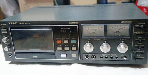 Teac three head cassette - three,